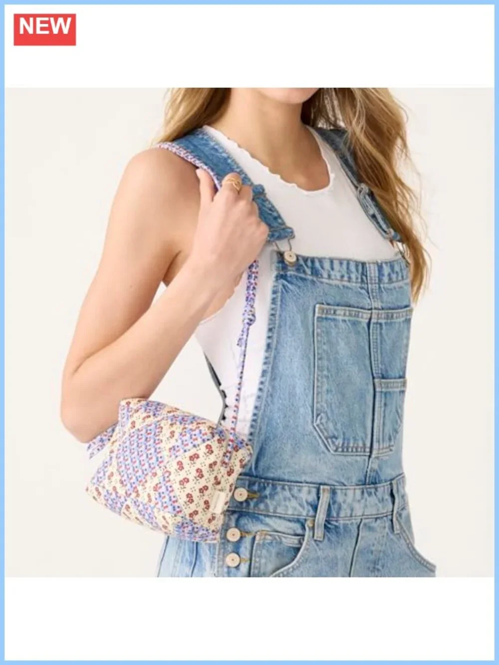 Vera Bradley Women's Premium Cotton Blake Crossbody Bag